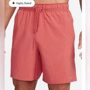 NWT! Nike Men's Dri-FIT Unlimited 7" Unlined Versatile Shorts DV9340 Adobe/Rust